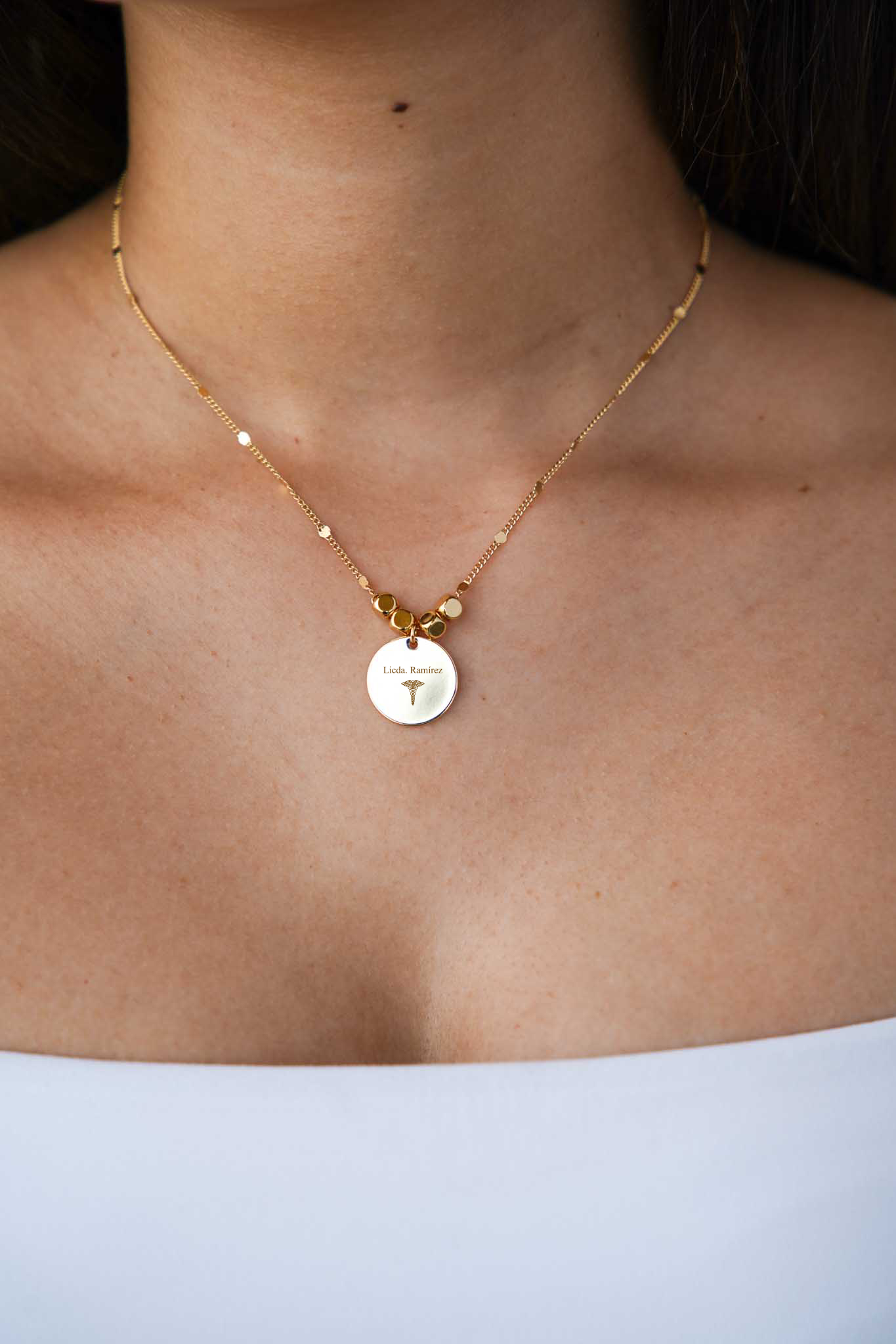 Cadena Placa Redonda | Profesiones