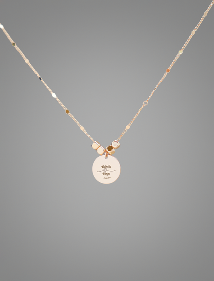 Cadena Placa Redonda | Para parejas