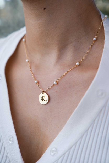 Cadena con cruz con Zirconia pequeña