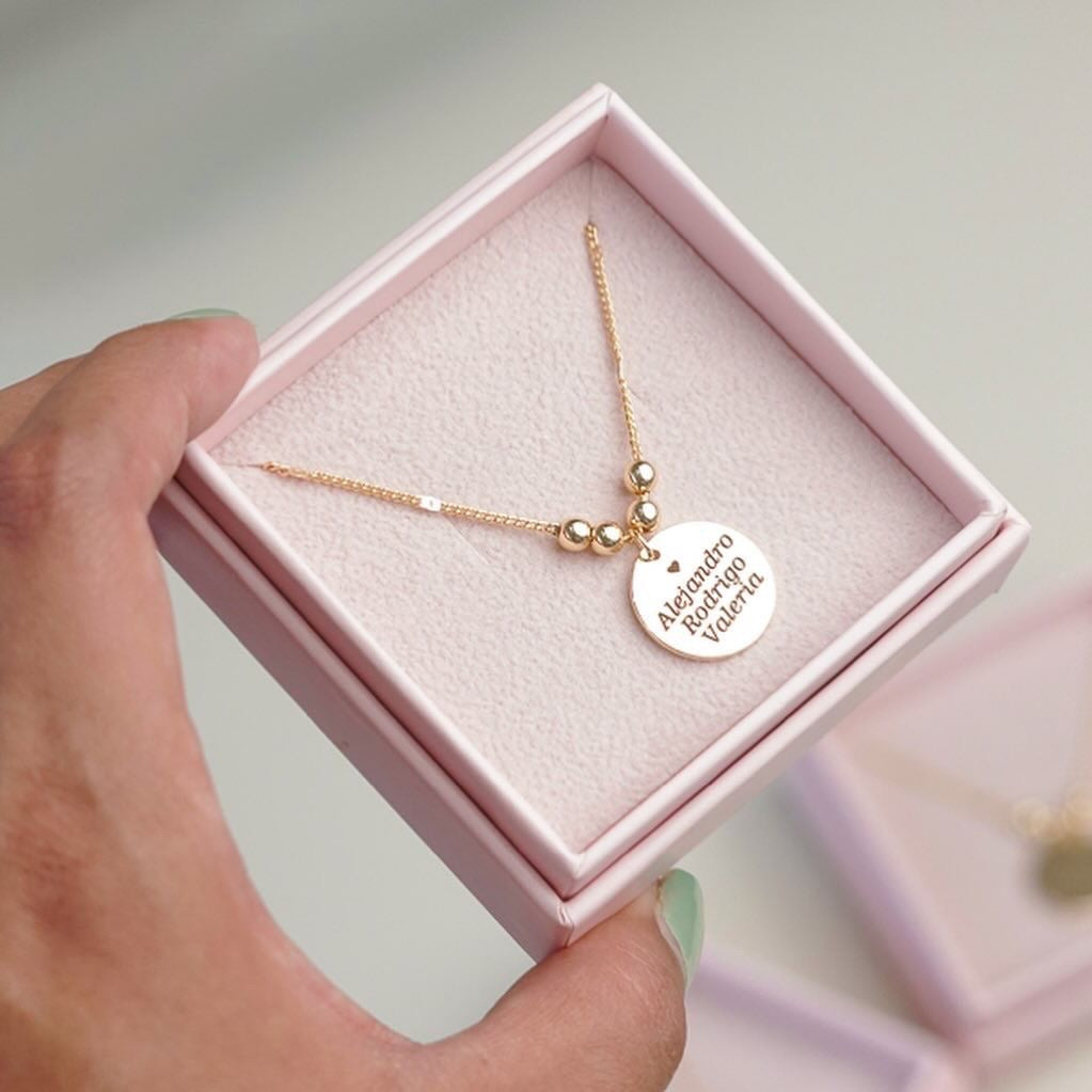 Cadena Placa Redonda | Para mamá
