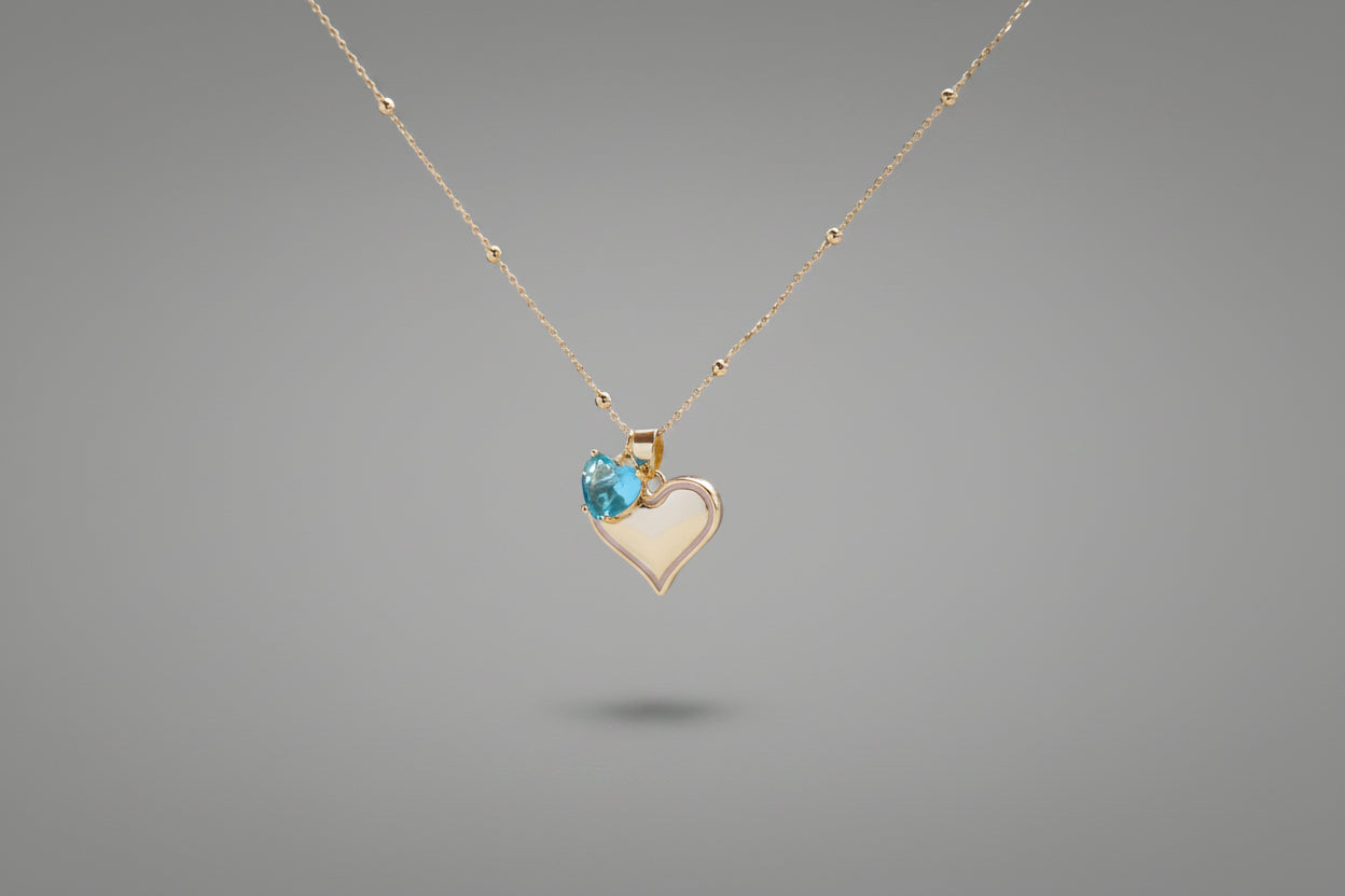Cadena Corazón Plano
