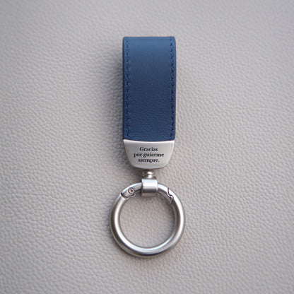 Llavero Rectangular en Piel