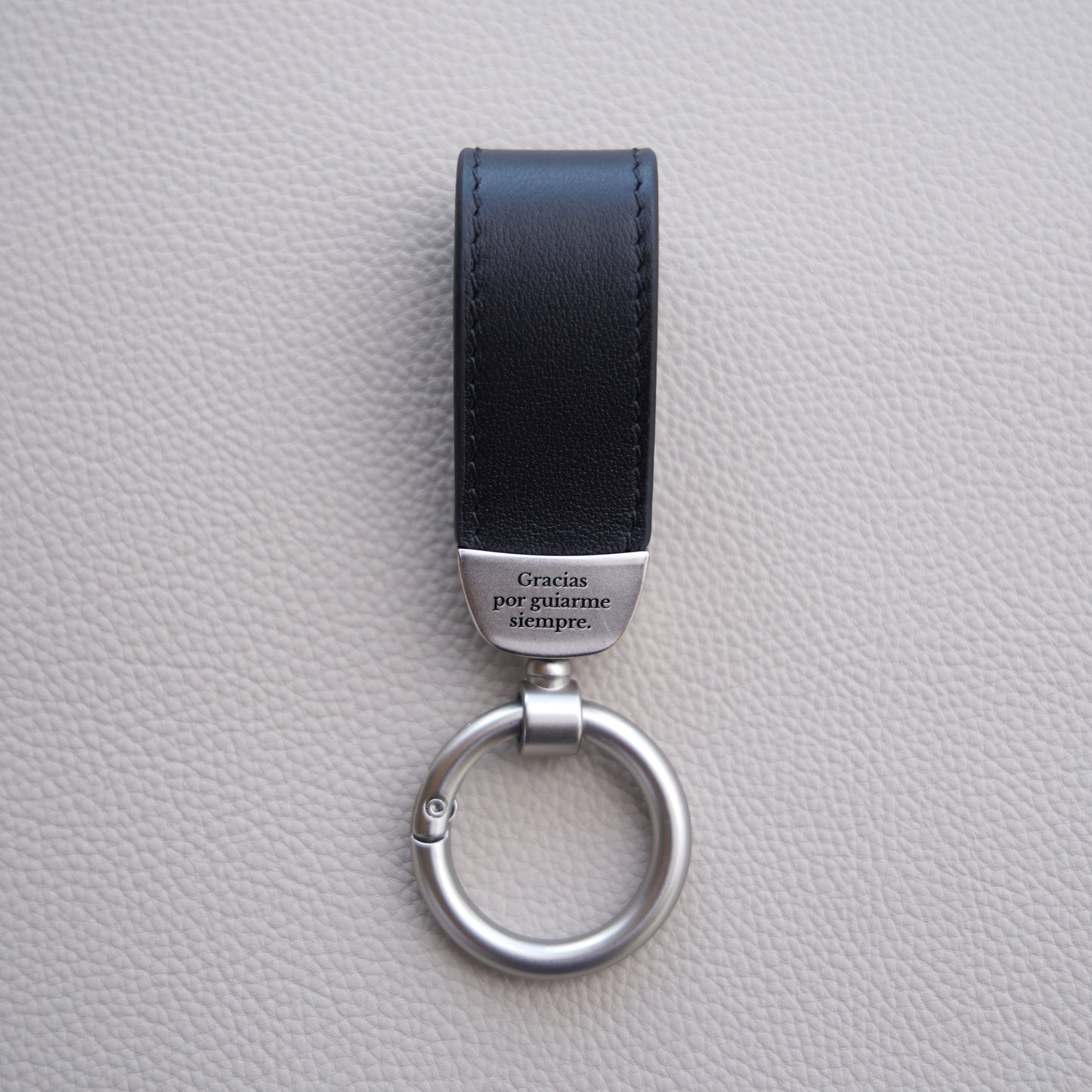 Llavero Rectangular en Piel
