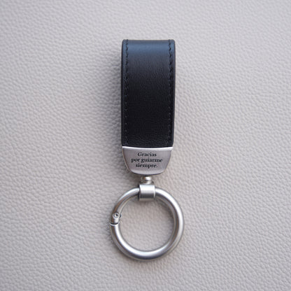 Llavero Rectangular en Piel