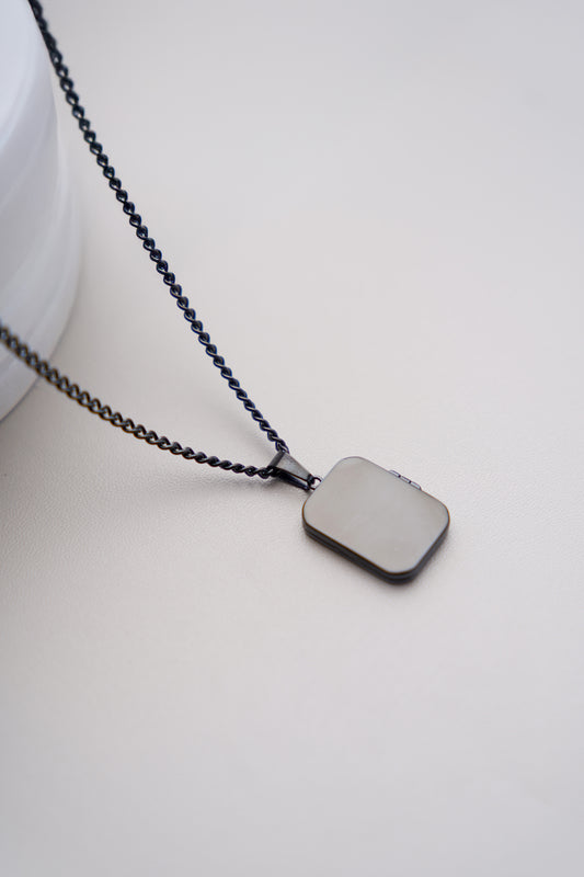 Relicario para caballeros | Negro