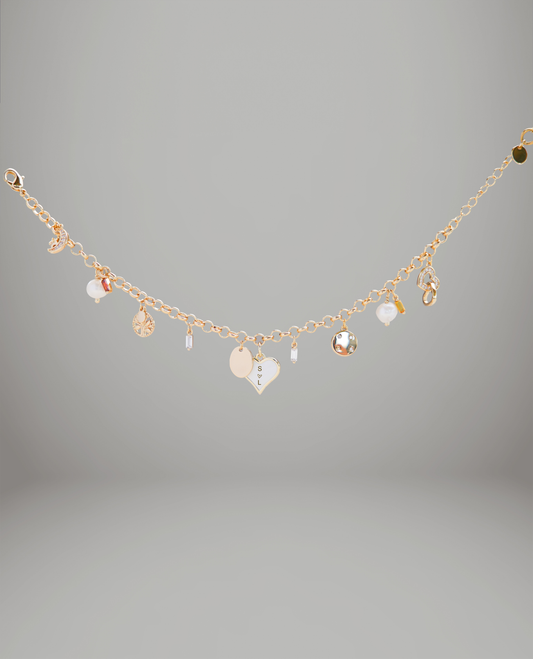 Pulsera Corazón Blanco