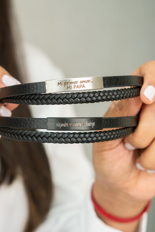 Pulsera Doble Placa
